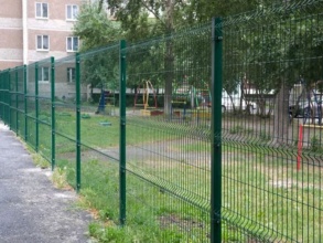 3D заборы для детского сада 100 метров фото цена под ключ