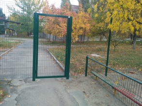 3D заборы для школы 70 метров фото цена за метр под ключ