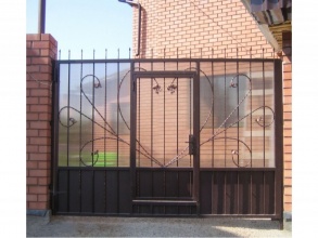 Кованые заборы с поликарбонатом 80 метров фото в Ейске