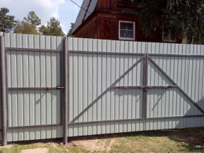 Забор с воротами и калиткой 100 метров фото в Ейске