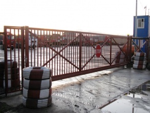 Решетчатые ворота откатные - пример 12 фото в Ейске